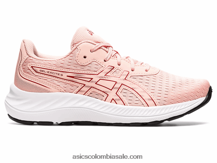 niños Asics gel-excite 9 grado escuela rosa helada/arándano 20X82N4378