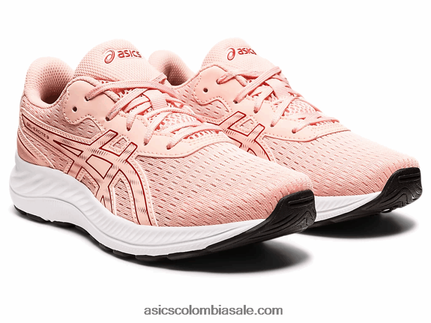 niños Asics gel-excite 9 grado escuela rosa helada/arándano 20X82N4378