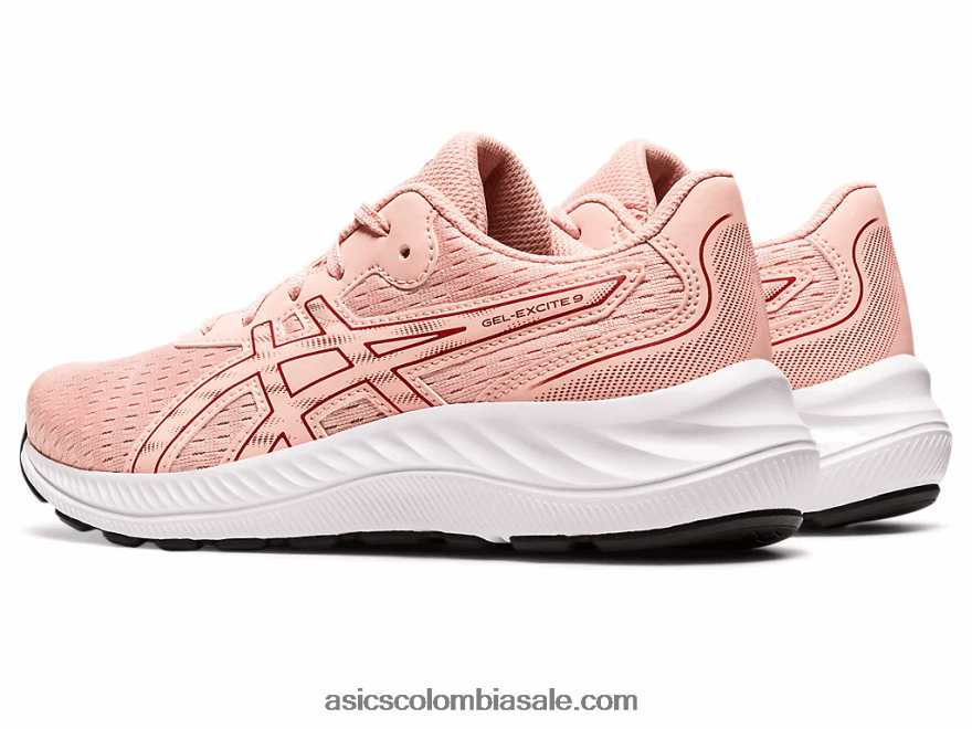 niños Asics gel-excite 9 grado escuela rosa helada/arándano 20X82N4378