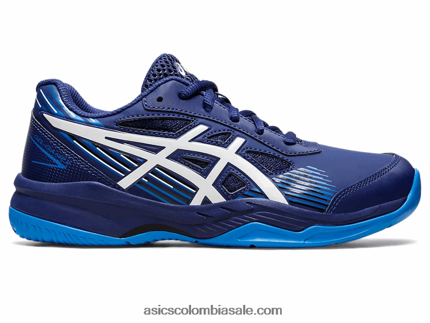 niños Asics gel-juego 8 escuela primaria buceo azul/blanco 20X82N4435