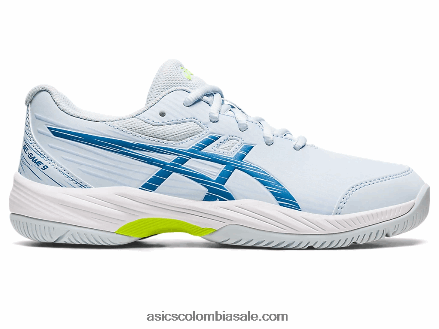 niños Asics gel-juego 9 grado escuela cielo/azul renacido 20X82N4272