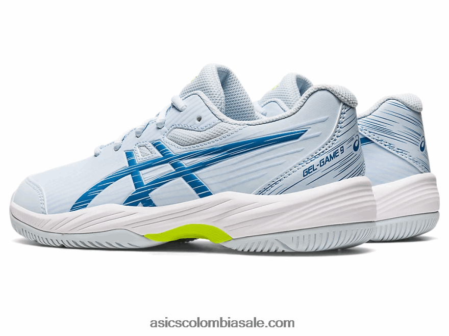 niños Asics gel-juego 9 grado escuela cielo/azul renacido 20X82N4272