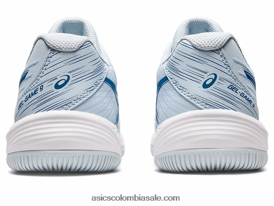 niños Asics gel-juego 9 grado escuela cielo/azul renacido 20X82N4272