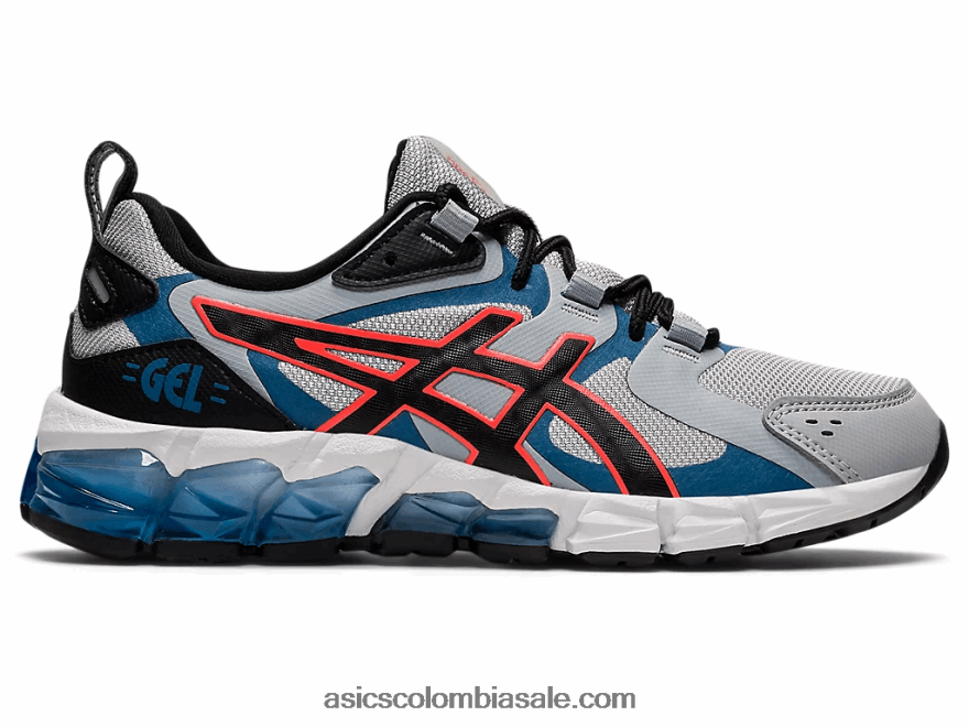 niños Asics gel-quantum 180 6 escuela primaria gris glaciar/negro 20X82N4442