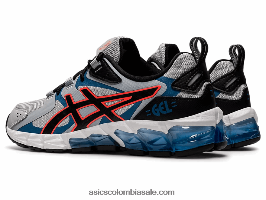 niños Asics gel-quantum 180 6 escuela primaria gris glaciar/negro 20X82N4442