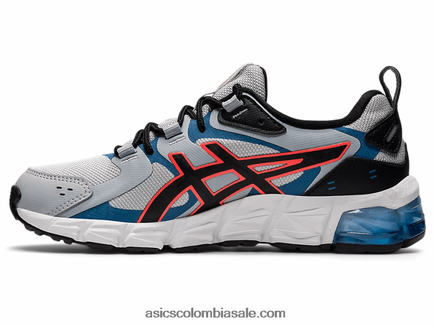 niños Asics gel-quantum 180 6 escuela primaria gris glaciar/negro 20X82N4442