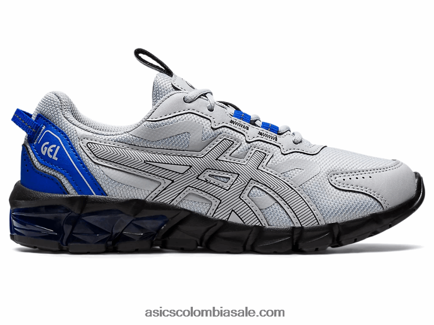 niños Asics gel-quantum 90 3 grado escolar gris piedmont/negro 20X82N911