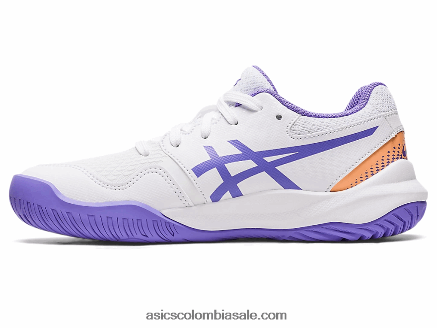 niños Asics gel-resolución 9 grado escuela blanco/amatista 20X82N4222
