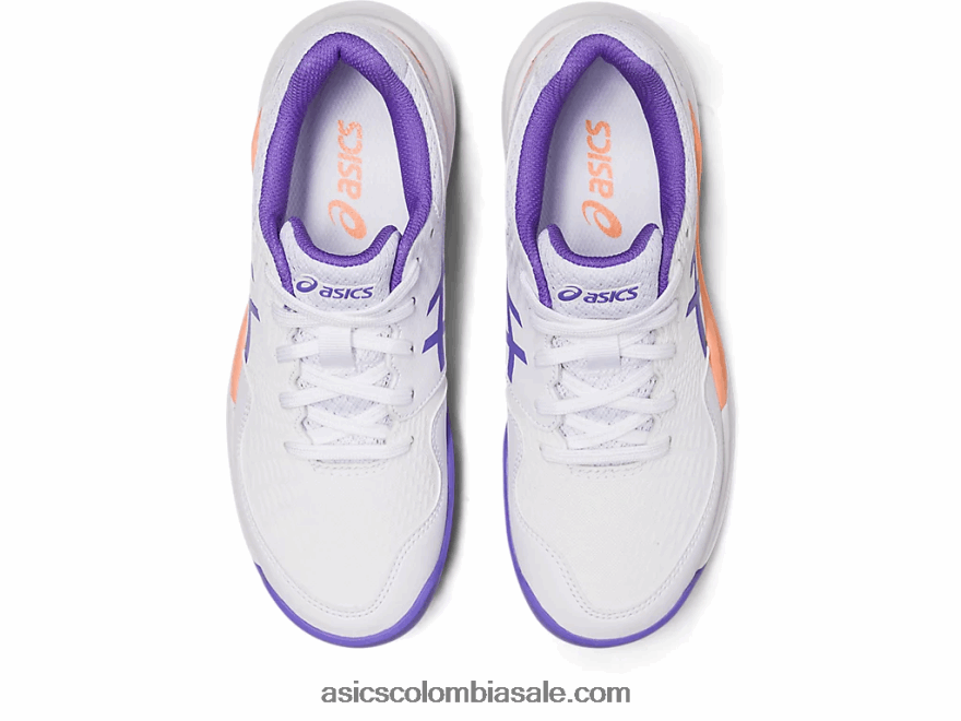 niños Asics gel-resolución 9 grado escuela blanco/amatista 20X82N4222