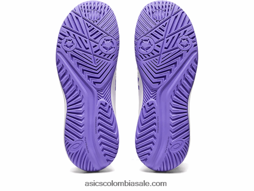 niños Asics gel-resolución 9 grado escuela blanco/amatista 20X82N4222