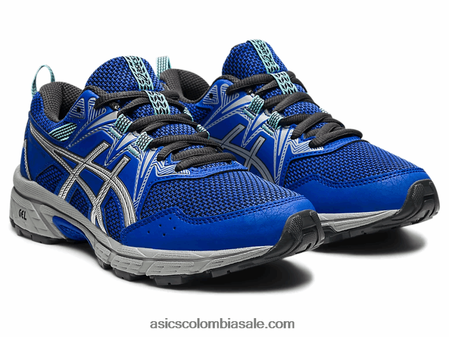 niños Asics gel-ventura 8 escuela primaria azul lapislázuli/plata pura 20X82N4509
