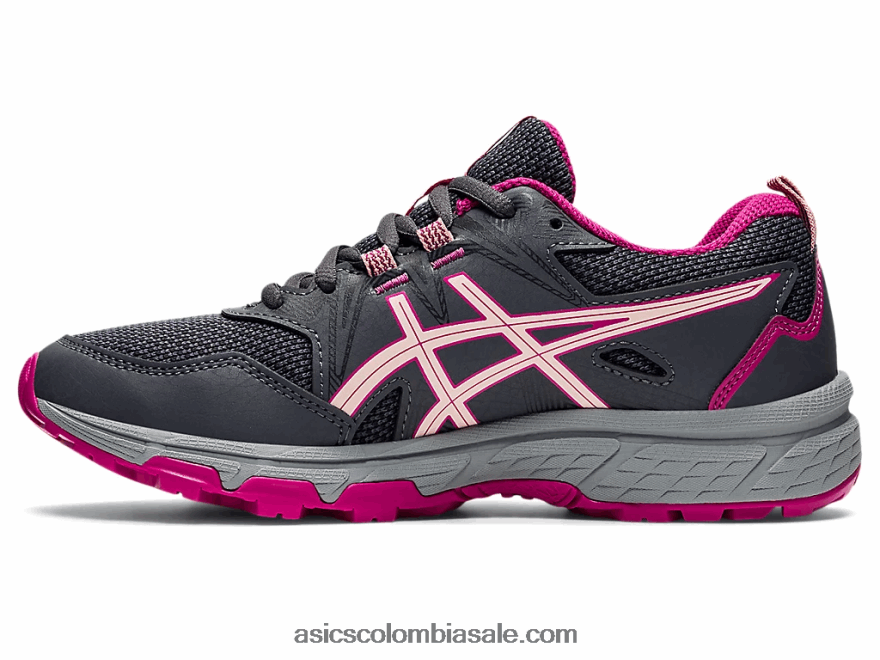 niños Asics gel-ventura 8 escuela primaria gris portador/brisa 20X82N4424