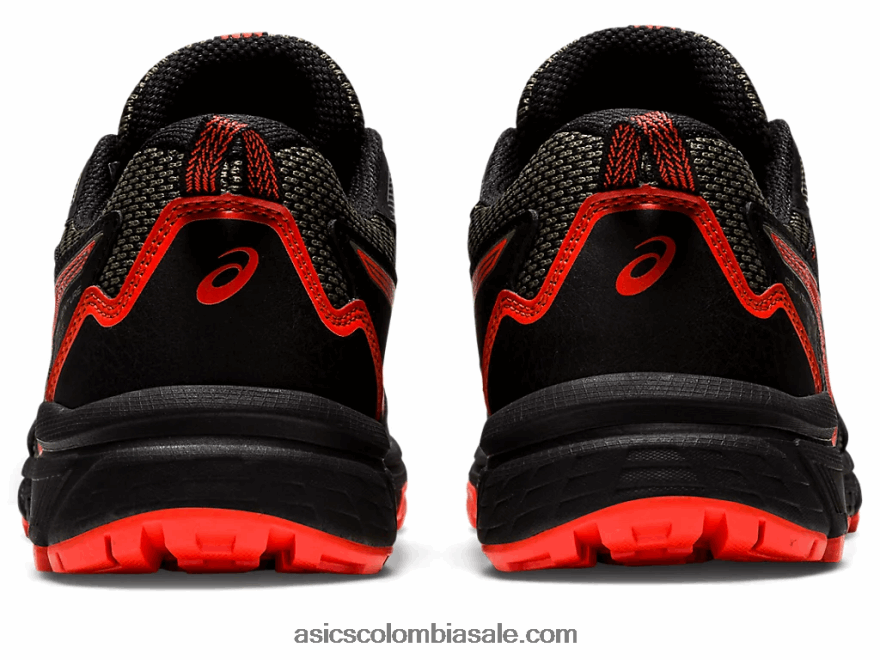 niños Asics gel-ventura 8 escuela primaria tomate negro/cherry 20X82N4389