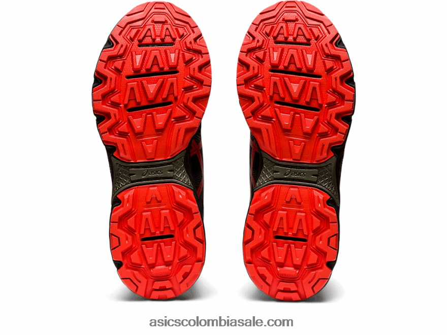 niños Asics gel-ventura 8 escuela primaria tomate negro/cherry 20X82N4389