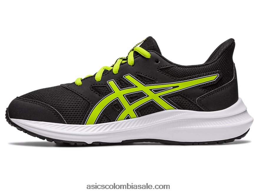 niños Asics sacudida 4 escuela primaria ralladura de lima/negra 20X82N4268