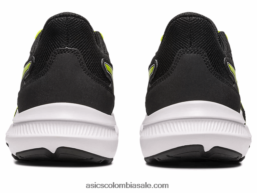 niños Asics sacudida 4 escuela primaria ralladura de lima/negra 20X82N4268