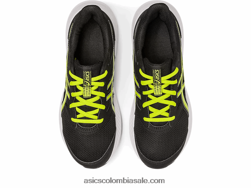 niños Asics sacudida 4 escuela primaria ralladura de lima/negra 20X82N4268