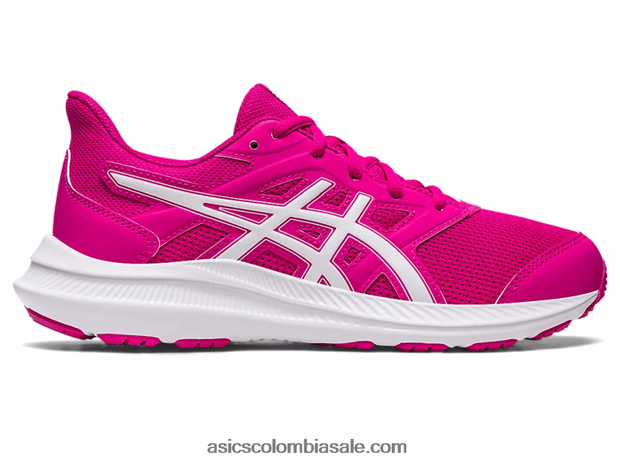 niños Asics sacudida 4 escuela primaria rosa rave/blanco 20X82N4265