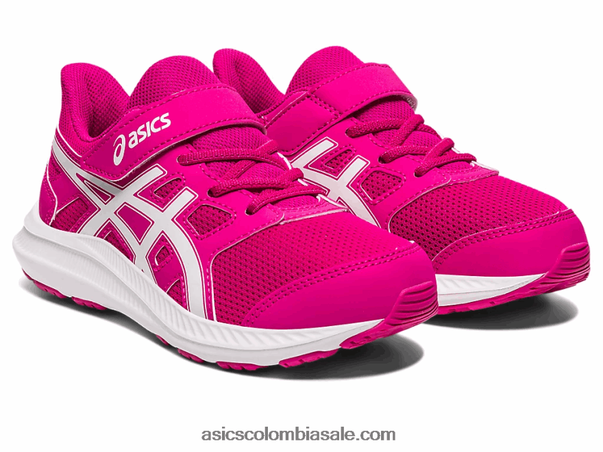 niños Asics sacudida 4 preescolar rosa rave/blanco 20X82N4264