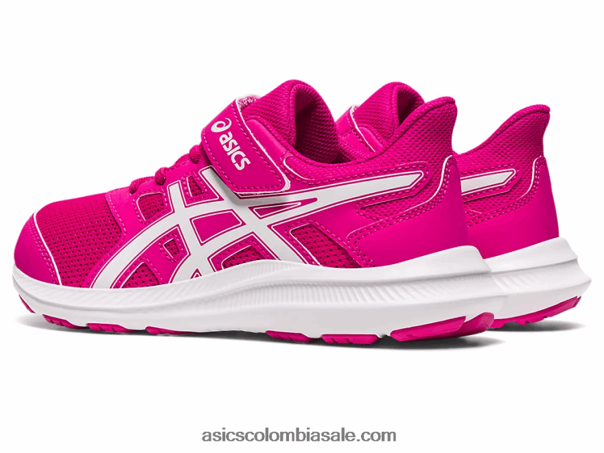 niños Asics sacudida 4 preescolar rosa rave/blanco 20X82N4264