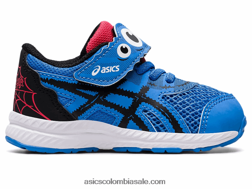 niños Asics Contender 8 patio de la escuela de tamaño para niños pequeños azul costa/negro 20X82N4407