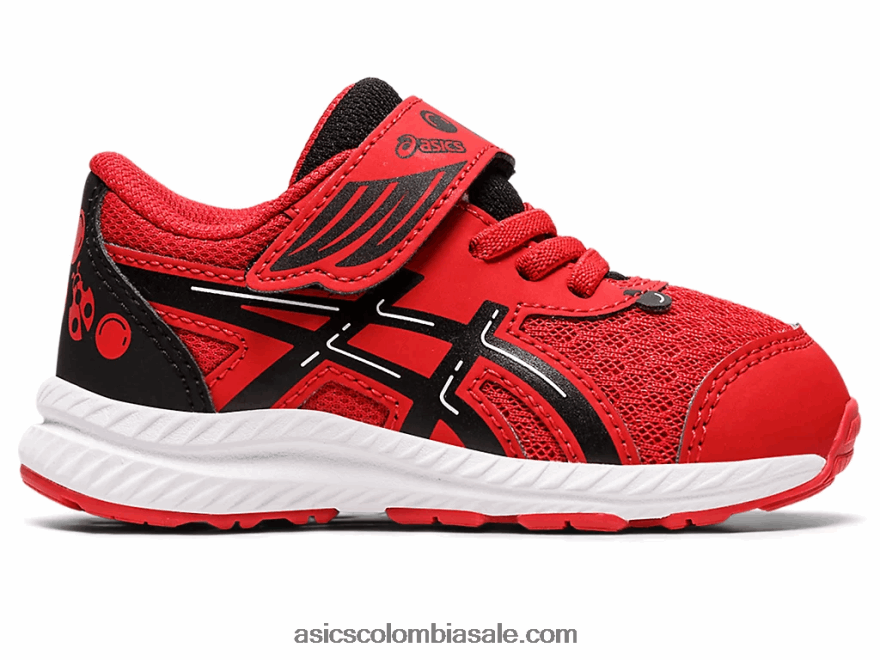 niños Asics Contender 8 patio de la escuela de tamaño para niños pequeños rojo clásico/negro 20X82N4412