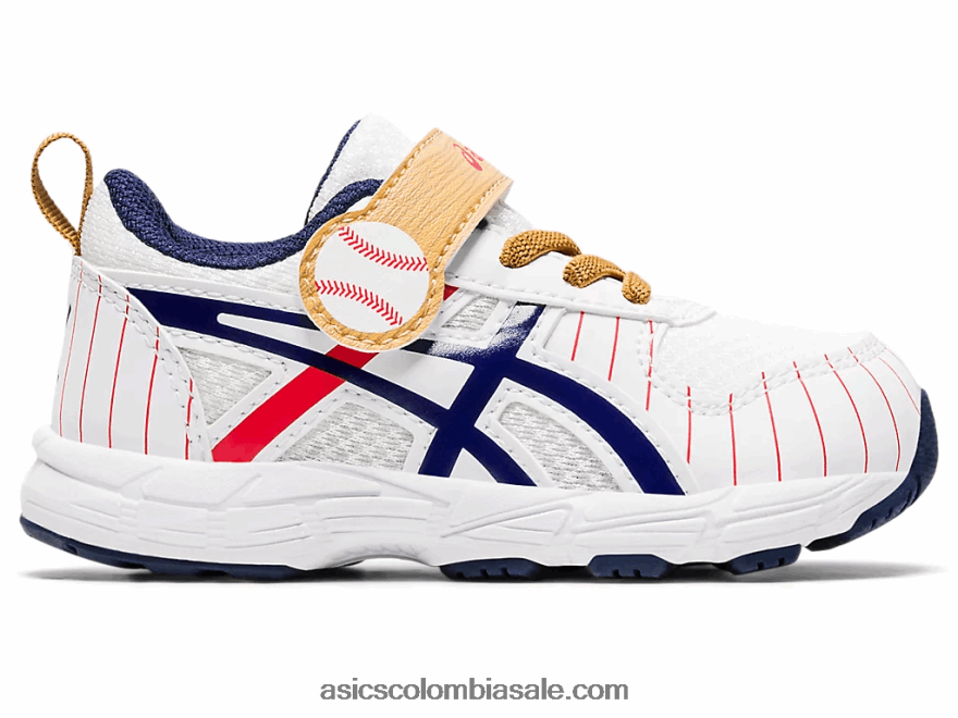 niños Asics competir 6 tamaño del niño blanco/chaquetón 20X82N4555