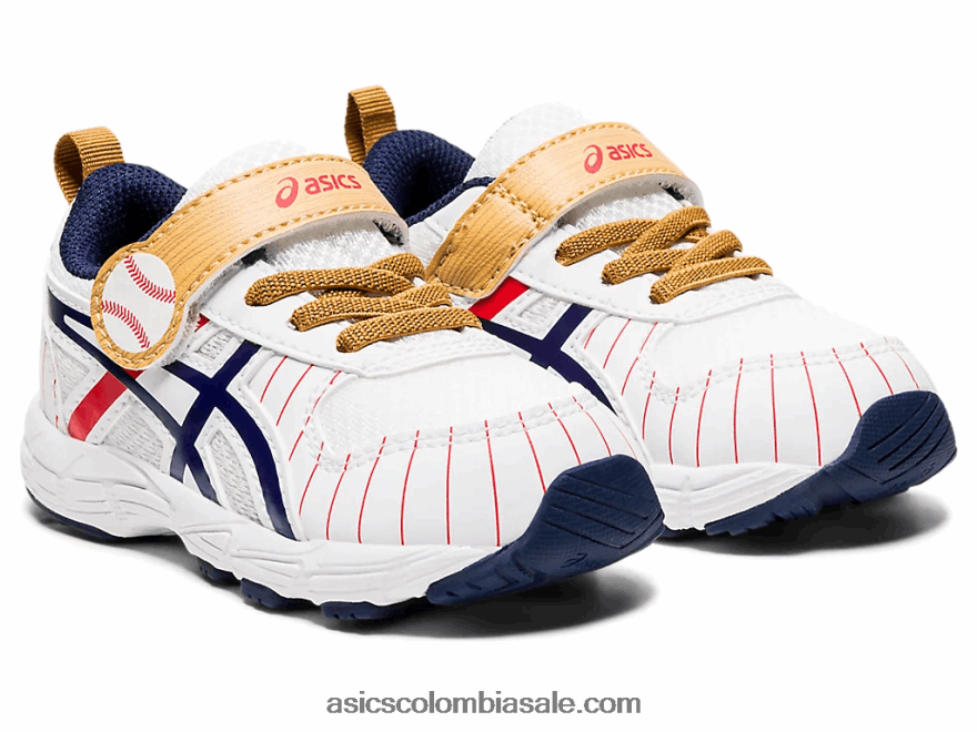 niños Asics competir 6 tamaño del niño blanco/chaquetón 20X82N4555