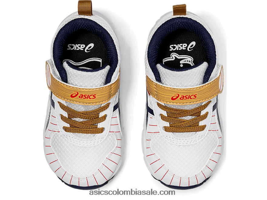 niños Asics competir 6 tamaño del niño blanco/chaquetón 20X82N4555