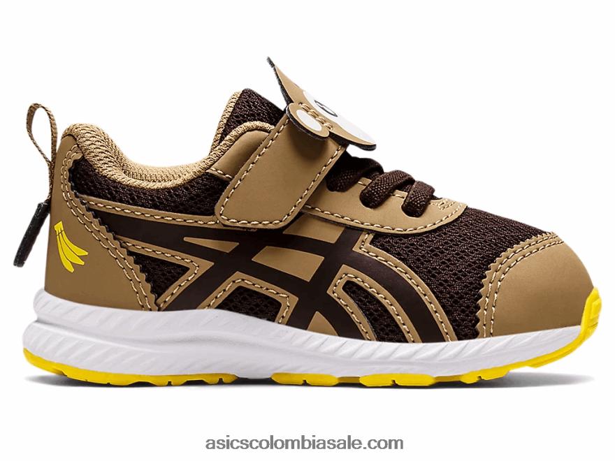 niños Asics competir 7 tamaño del niño café/café 20X82N4483