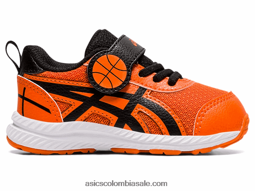niños Asics competir 7 tamaño del niño habanero/negro 20X82N4521