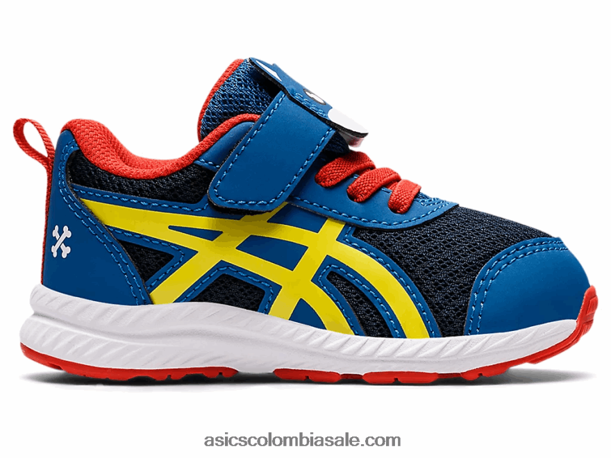 niños Asics competir 7 tamaño del niño lago drive/amarillo vibrante 20X82N4475