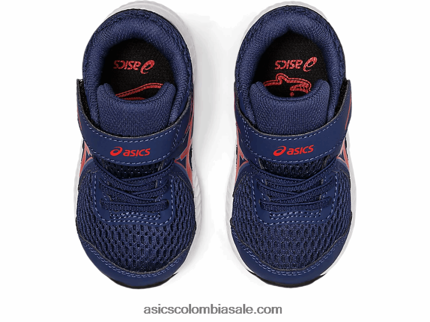 niños Asics competir 7 tamaño del niño océano profundo/rojo clásico 20X82N4390