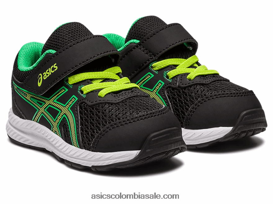 niños Asics competir 8 tamaño del niño ralladura de lima/negra 20X82N4316