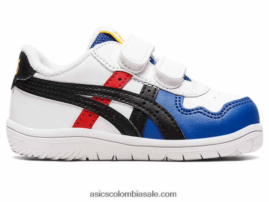 niños Asics tamaño de niño de Japón blanco negro 20X82N4428