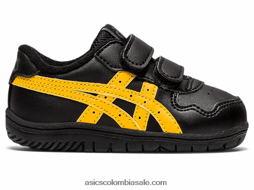 niños Asics tamaño de niño de Japón negro/amarillo tigre 20X82N4449