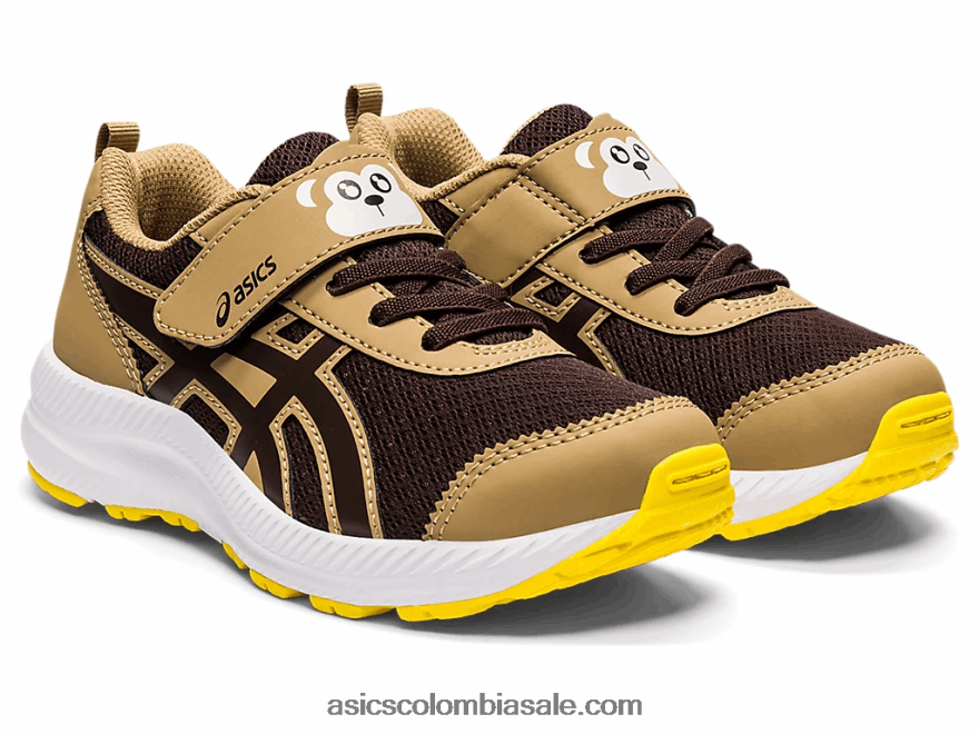 niños Asics contend 7 preescolar café/café 20X82N4482