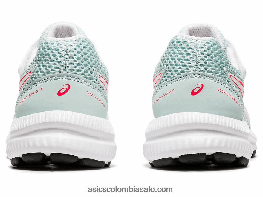 niños Asics contend 7 preescolar ángel aguamarina/blanco 20X82N4546