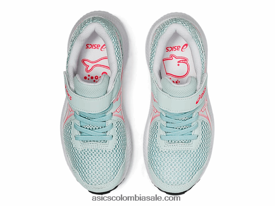 niños Asics contend 7 preescolar ángel aguamarina/blanco 20X82N4546