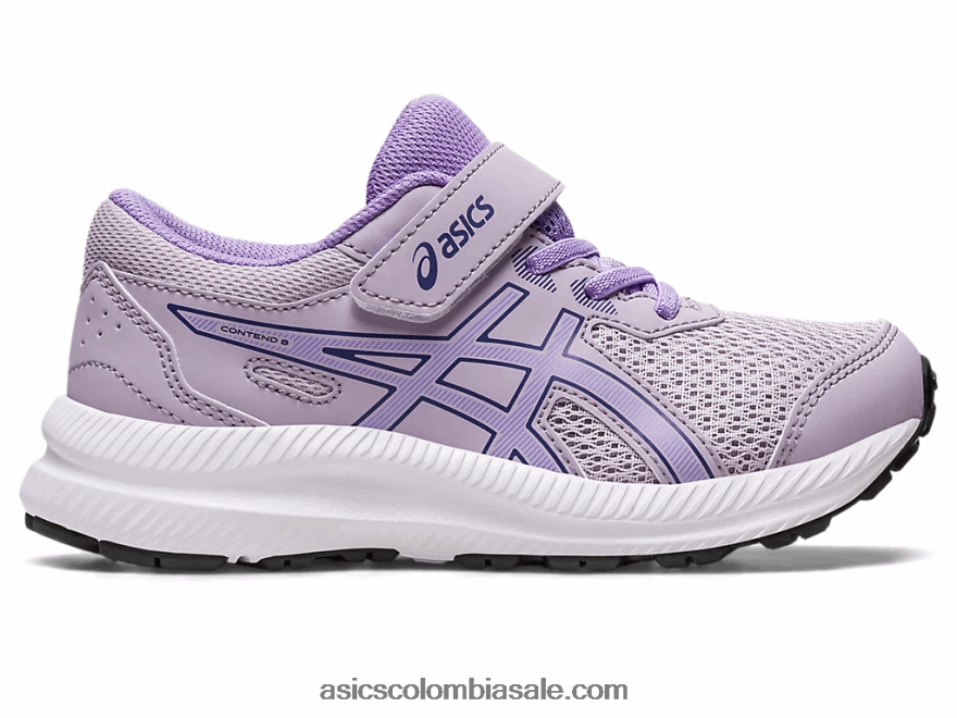 niños Asics contend 8 preescolar violeta oscuro/violeta digital 20X82N4248