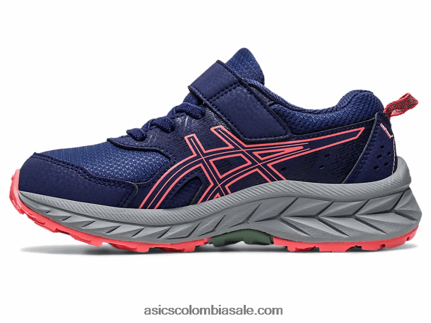 niños Asics gel-venture 9 preescolar azul índigo/papaya 20X82N4218