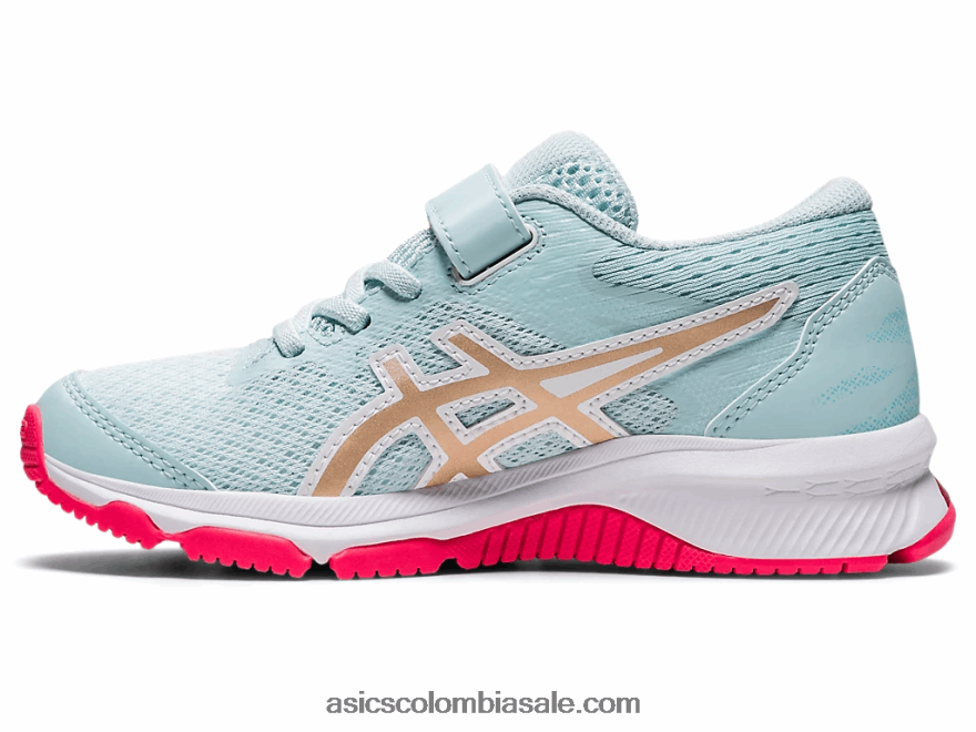 niños Asics gt-1000 10 preescolar agua ángel/champán 20X82N4537