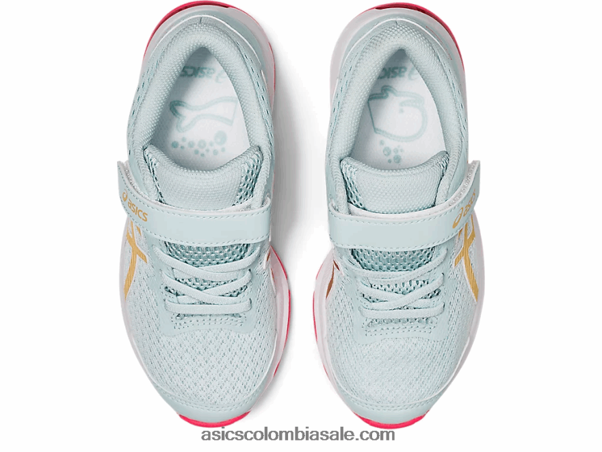 niños Asics gt-1000 10 preescolar agua ángel/champán 20X82N4537