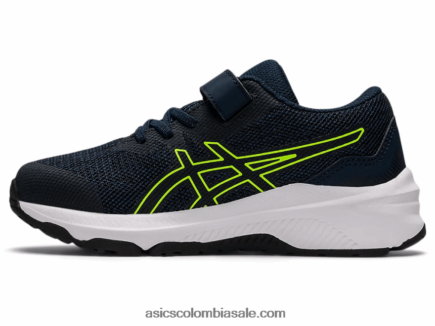 niños Asics gt-1000 11 preescolar azul francés/verde peligro 20X82N4457