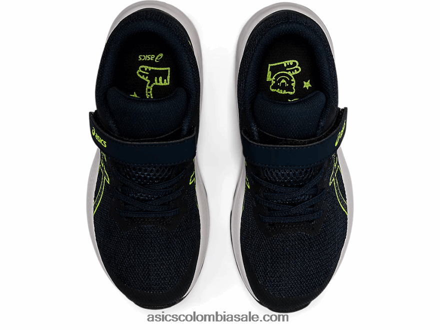 niños Asics gt-1000 11 preescolar azul francés/verde peligro 20X82N4457