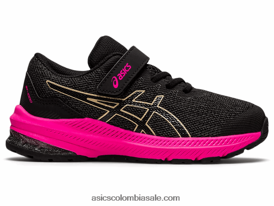 niños Asics gt-1000 11 preescolar gris grafito/champán 20X82N4477