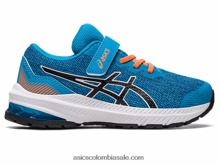 niños Asics gt-1000 11 preescolar isla azul/negro 20X82N4320