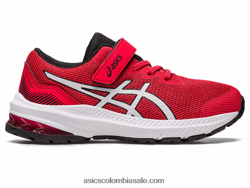 niños Asics gt-1000 11 preescolar rojo eléctrico/blanco 20X82N4254