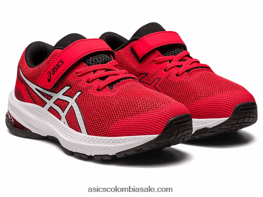 niños Asics gt-1000 11 preescolar rojo eléctrico/blanco 20X82N4254