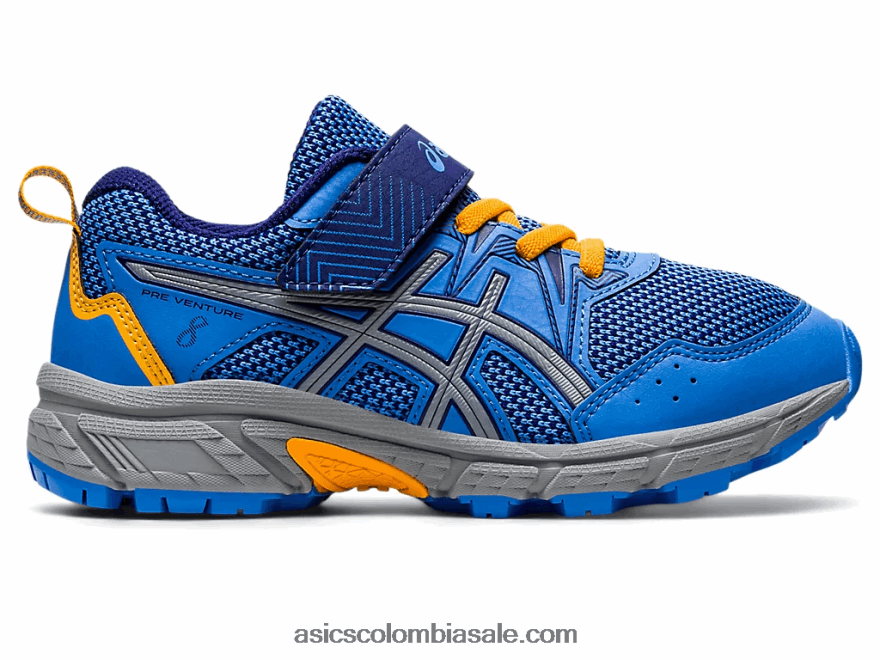 niños Asics pre-venture 8 preescolar costa azul/buceo azul 20X82N4382